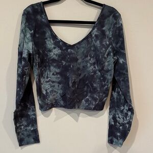NWOT Lululemon Align long sleeve Tie-Dye Top